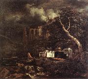 Jacob van Ruisdael Jewish Cemetery USA oil painting artist